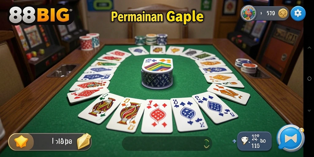 Tampilan Gameplay Seru 88BIG Permainan Gaple