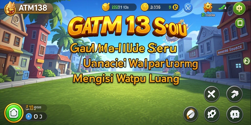 Screenshot gameplay ATM138 menampilkan momen seru saat penghasilan meningkat.
