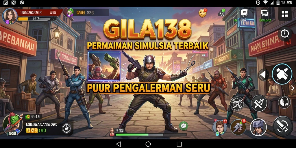Screenshot GILA138 menampilkan gameplay simulasi yang seru dan interaktif.