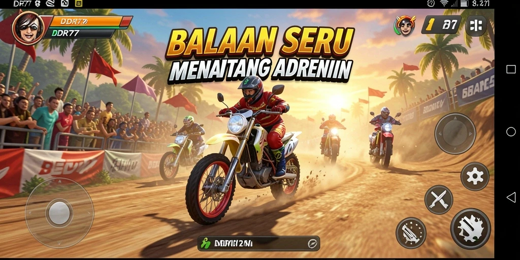 Gameplay seru IDR77 dalam lomba balapan yang mendebarkan.