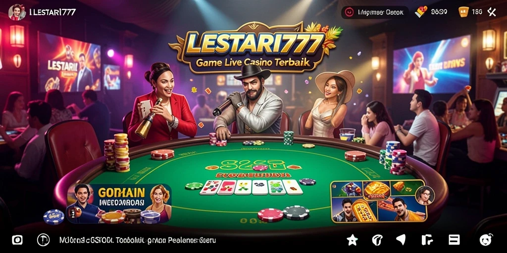 Tampilan gameplay seru di LESTARI777 Live Casino.