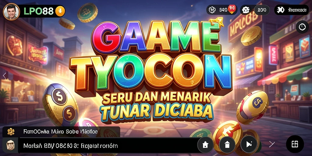 Tampilan gameplay LPO88 yang menarik dan penuh strategi Tycoon.