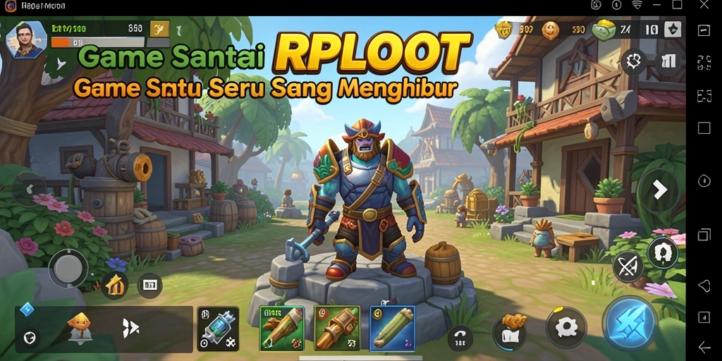Tampilan gameplay RPLOOT yang seru dan penuh warna.